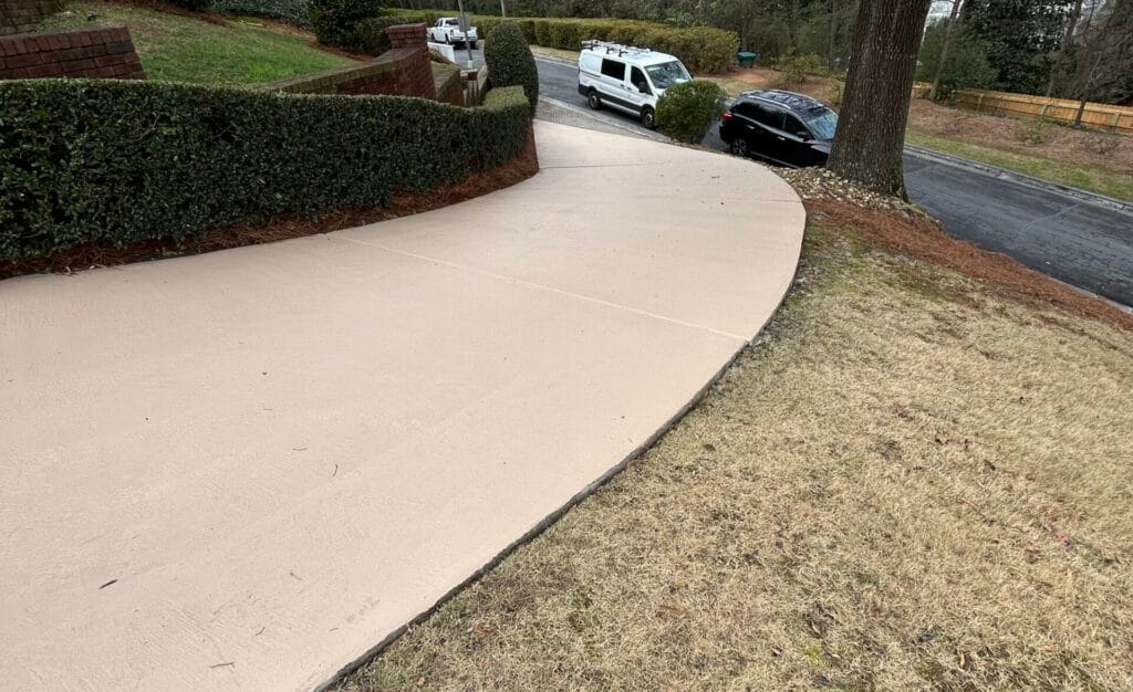 Driveway Repair and paint